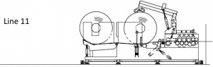 Uncoiler machine type 11